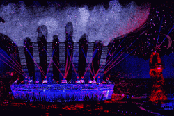 Night Sky London Olympics Stadium
