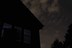 Night Sky Scary Horror House