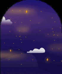 Night Sky Window View