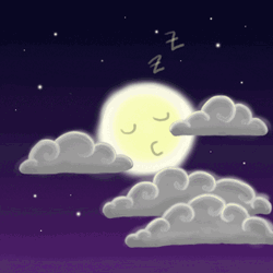 Night Sleepy Moon Animation