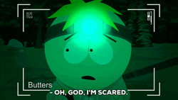 Night Vision Butters Stotch I'm Scared GIF
