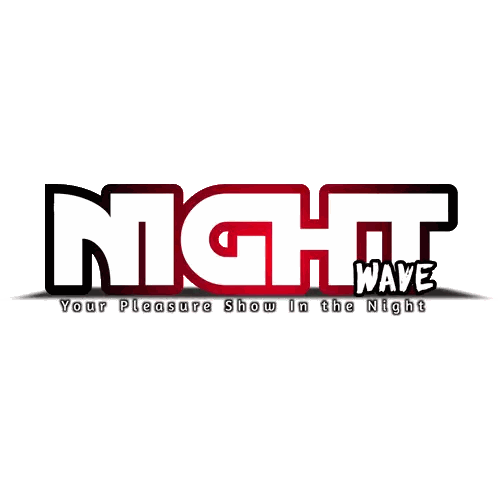 Night Wave Pleasure Show Logo Sticker