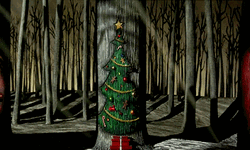 Nightmare Before Christmas Christmas Tree On Tree