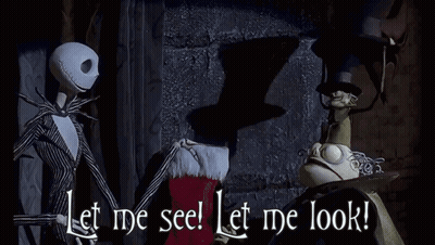 Nightmare Before Christmas Jack Skellington Sally GIF