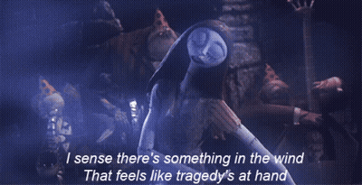 Nightmare Before Christmas Sally And Jack Skellington GIF