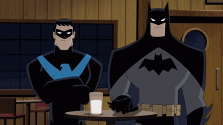 Nightwing And Batman Justice League GIF