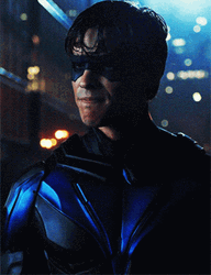 Nightwing Brenton Thwaites Contemplating GIF
