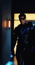 Nightwing Dick Grayson Brenton Thwaites Approaching GIF