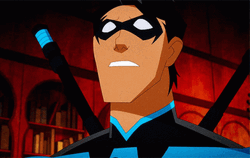 Nightwing Dick Grayson Puckered Face GIF