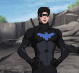 Nightwing Dick Grayson Talking GIF