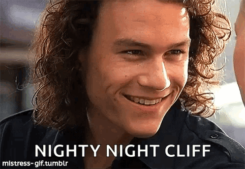 Nighty Night Cliff GIF