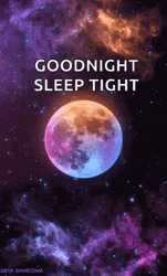 Nighty Night Full Moon GIF