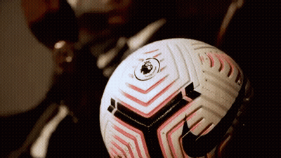 Nike Soccer Ball With Premier League Logo GIF