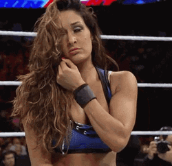 Nikki Bella Wwe Flip Hair Annoyed Reaction