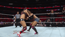 Nikki Bella WWE Wrestle Tackle GIF