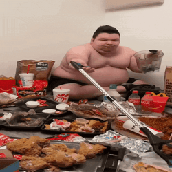 Nikocado Avocado Fat Guy Eating GIF