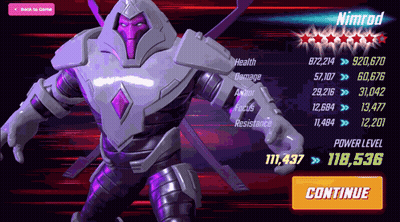 Nimrod Power Level 118 536 GIF