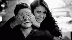 Nina Dobrev Kiss On Cheek GIF