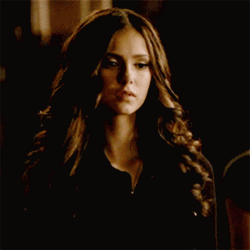 Nina Dobrev Powerful Stare GIF