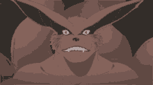 Nine Tails Naruto Smiling Kurama GIF