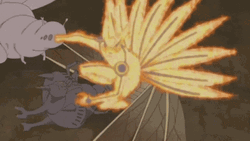 Nine Tails Naruto Tailed Beast Mode GIF