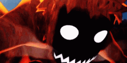 Nine Tails Naruto Using His Power GIF