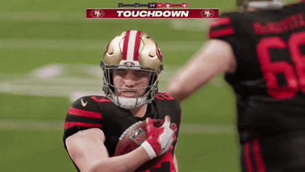 Niners Christian McCaffrey Being Serious GIF