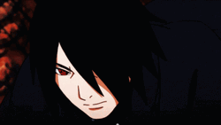 Ninja Sasuke Uchiha Dark Aura  GIF