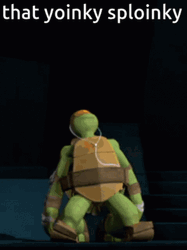 Ninja Turtle Michel Angelo Tmnt Dancing GIF