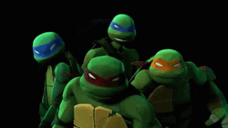 Ninja Turtle Team Tmnt Group Photo GIF