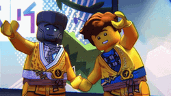 Ninjago Jay Walker Zack Pose Photo GIF