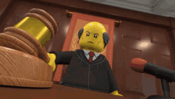 Ninjago Judge Garry Chalk Pound Gavel GIF