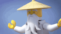 Ninjago Lego Master Doing Meditation GIF