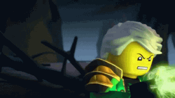 Ninjago Lloyd Versus Overlord Fight GIF