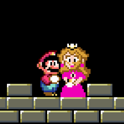 Nintendo Princess Peach Kissing Super Mario