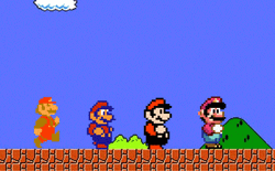Nintendo Super Mario Bros. Different Forms
