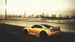 Nissan Carbon And Gold Cool Cars GIF