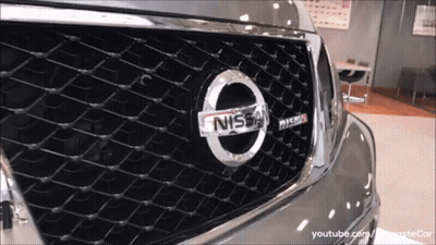Nissan Emblem Close Up GIF