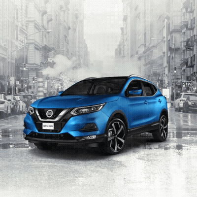 Nissan Emblem Close Up On Car GIF