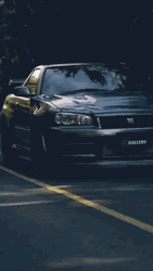 Nissan Skyline R34 Driving Compilation GIF