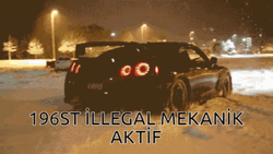 Nissan Skyline R34 High Speed Driving GIF