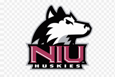 Niu Huskies Logo Husky Head GIF