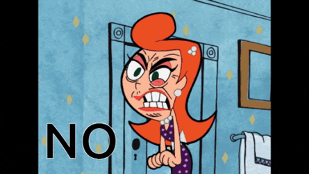 No Angry Face GIF