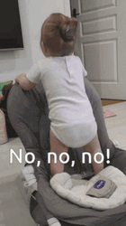 No! Baby Tantrums GIF
