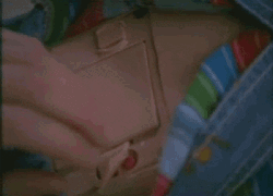 No Battery Awake Chucky Child's Play GIF
