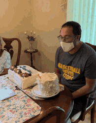 No Blowing Birthday Cake Covid Safety GIF