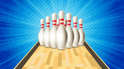 No Bowling Pin Remains On Three Rounds GIF