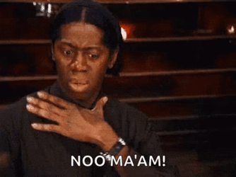 No Clutching Pearls Reaction  GIF