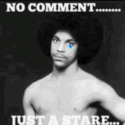 No Comment Crying Prince Stare GIF
