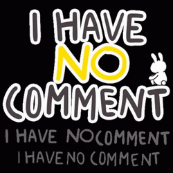No Comment Cute Bunny Rabbit GIF